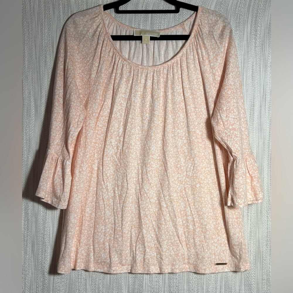 MICHAEL Michael Kors Peach Floral Blouse